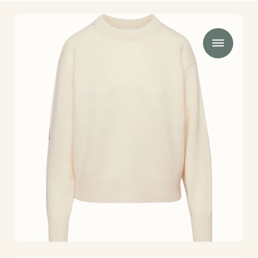TNA Soft Cream Crew Neck Sweater